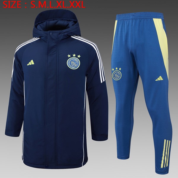 Abrigo Ajax Conjunto Completo 2024-2025 Azul